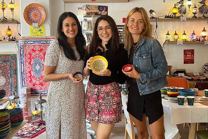 Paint and Sip Classes Sydney: Ceramic Plates & Bowls - What you leave with: a ceramic plate or bowl you made