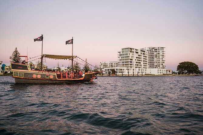 Pirate Ship Sundowner Cruise in Mandurah - Eastern Foreshore to Dolphin Quay: boats, marina views, and a natural turnaround