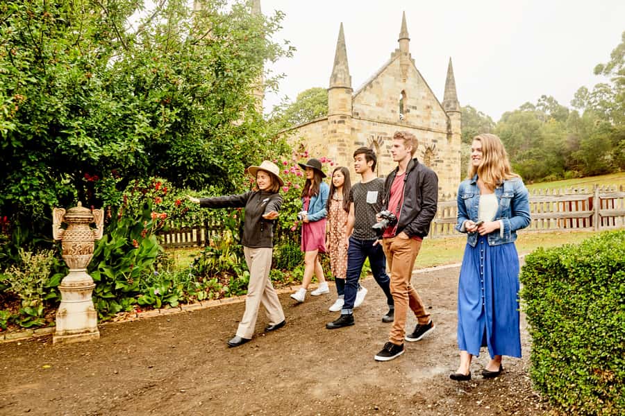 Port Arthur Historic Site Admission and Tour Options - The Port Arthur Gallery and the character card wayfinding