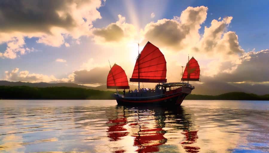 Port Douglas: Sunset Cruise on a Chinese Shaolin Junk Ship - Why this Shaolin junk ship sunset feels different