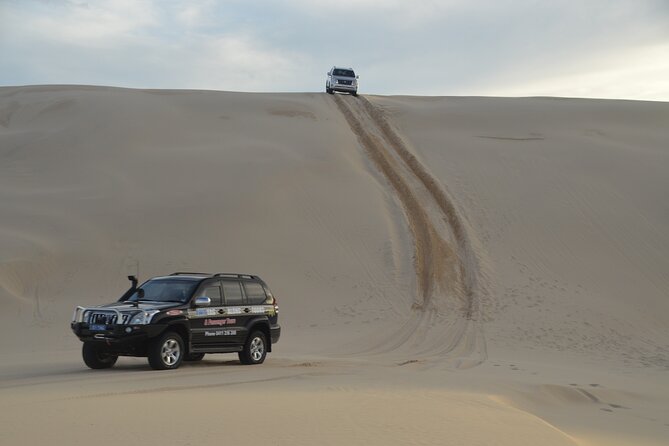 Port Stephens, Beach and Sand Dune 4WD Tag-Along Tour - Coaching on Steep Tracks: Why Bruce and Nicole Are a Big Deal