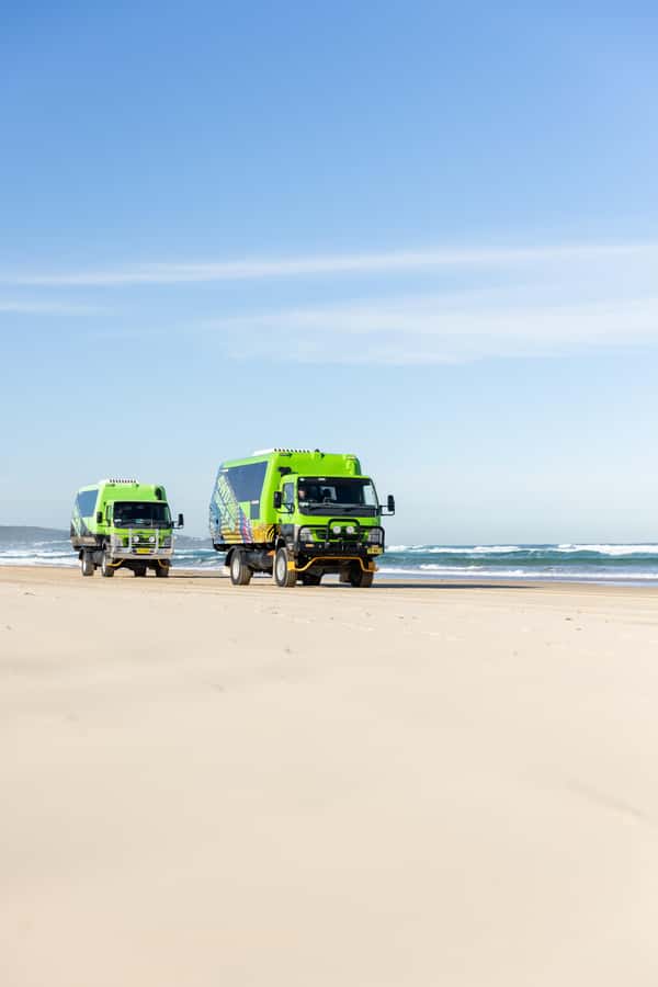Port Stephens: Unlimited Sandboarding & 4WD Sand Dune Tour - The 4WD ride, comfort in motion, and the best seating tip