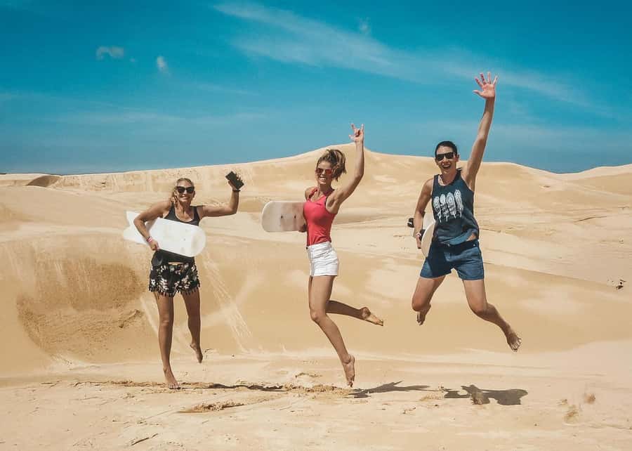 Port Stephens: Unlimited Sandboarding with 4WD Dune Transfer - Safety Briefing, Goggles, and Choosing Your Board