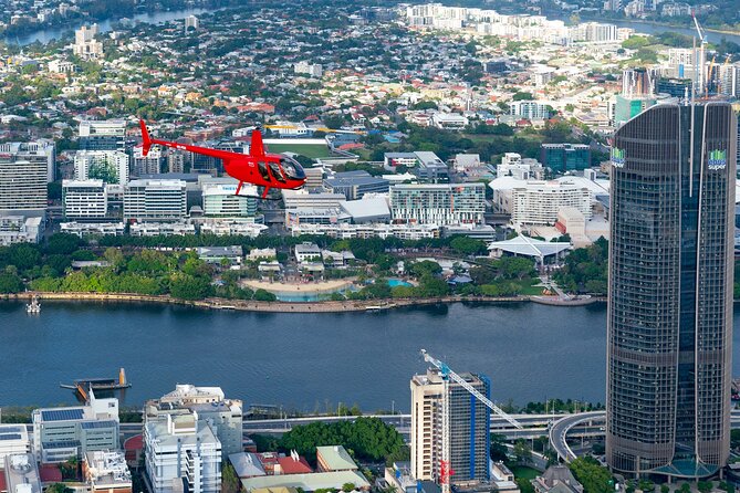 Private Helicopter Scenic Tour of Brisbane - 25min - The U-Turn, the River Pass, and Mt Coot-tha at 1,500 ft