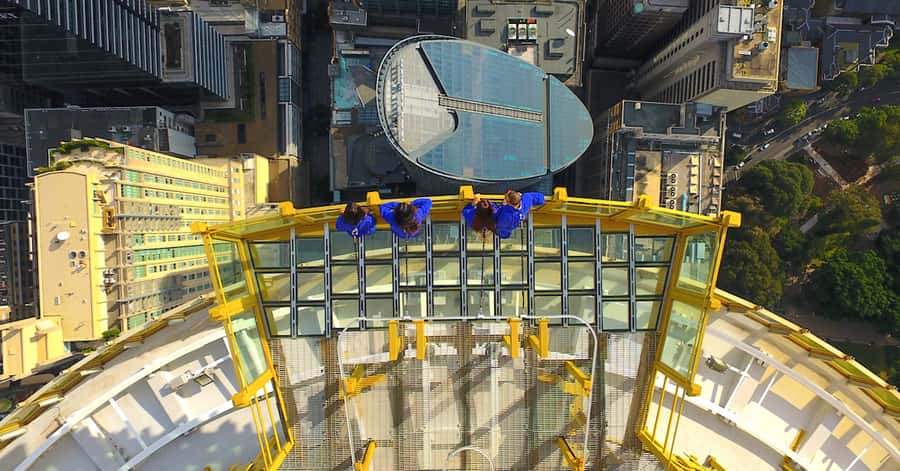 Skywalk at The Sydney Tower Eye: Ticket & Tour - The guided 45-minute loop around the golden turret