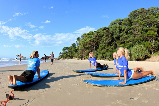 Small-Group Surfing Lessons in Byron Bay - When waves are rougher than planned