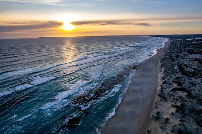 Sunset on the Sand Dunes - Wildlife Chances on the Dunes: Emus and Kangaroos