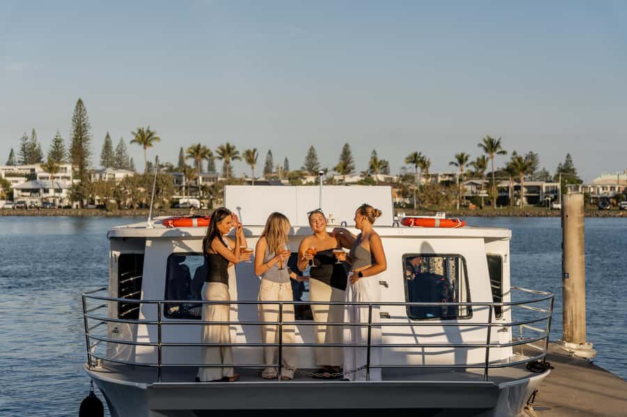 Sunshine Coast: Mooloolaba River Sunset Cruise - The 90-Minute Route: River Mouth, Fish Market Stop, and Canal Views