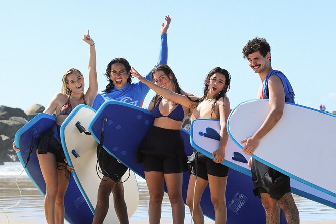 Surf Lesson on the Gold Coasts locals Favourite beach (Ages 14+) - First contact with surfing at Main Beach and The Spit