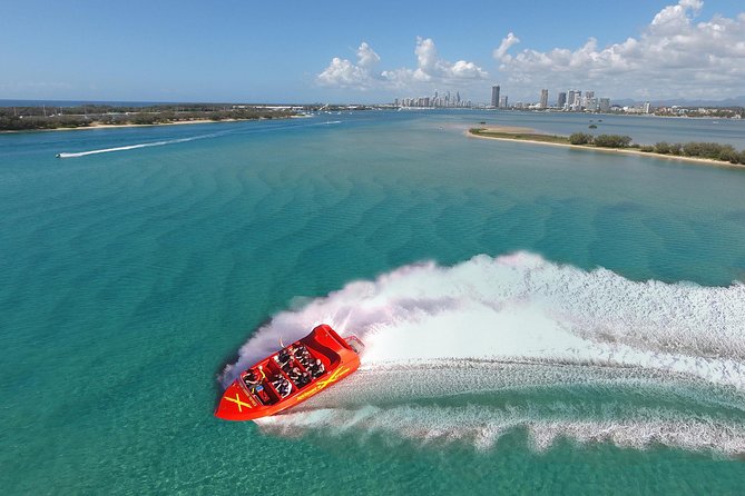 Surfers Paradise, Gold Coast Jet Boat Ride: 55 Minutes - The 55 minute ride itself: speeds, spins, and getting wet
