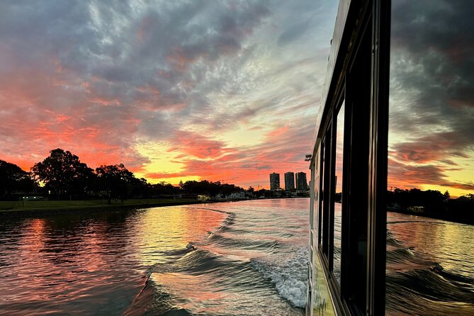 Surfers Paradise: Sightseeing Sunset River Cruise - Your best seat for a 360-degree sunset view (and low-bridge reality)