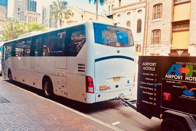 Sydney Airport to Sydney CBD shared ride seat in vehicle shuttle transfer - Sydney Airport to Sydney CBD, the practical way