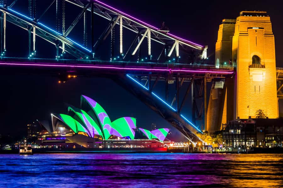Sydney: Bring Your Own Drinks Vivid Harbour Cruise - BYO Drinks and Antipasto: A Simple Setup That Adds Value