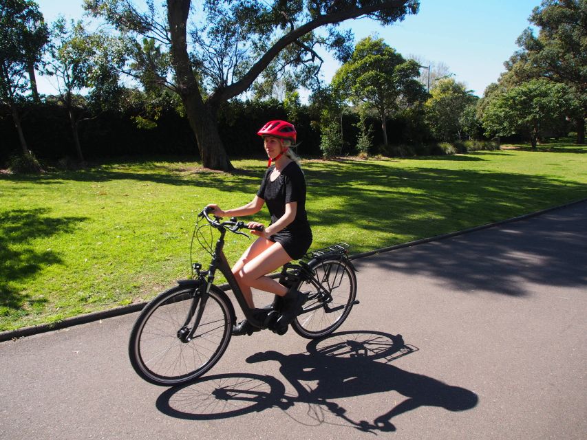 Sydney: Guided Harbour E-Bike Tour - Barangaroo, Cockle Bay Wharf, and Chinatown on the return loop