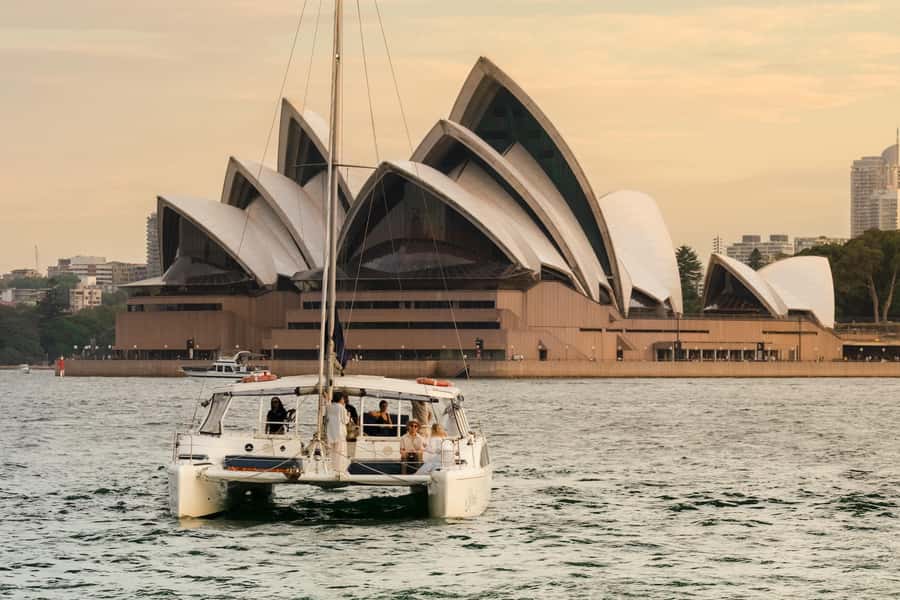 Sydney Harbour: Sunset Catamaran Cruise - Snacks, Drinks, and BYO Alcohol Without Corkage