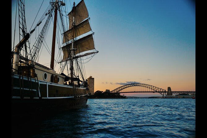 Sydney Harbour Tall Ship Twilight Dinner Cruise - Where You Board in The Rocks: Campbells Cove, Close to Circular Quay