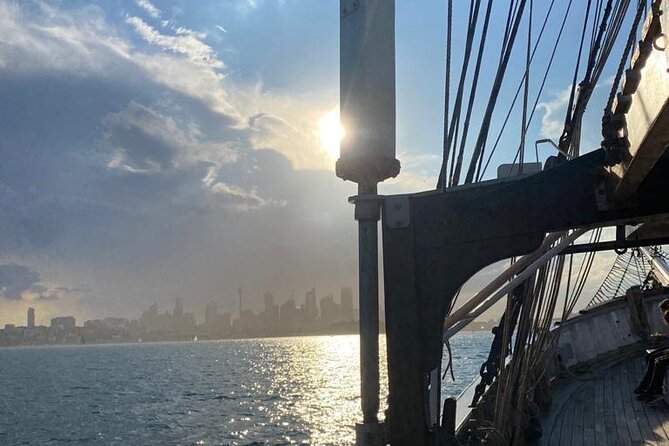 Sydney Harbour Tall Ship Twilight Dinner Cruise - Live Commentary and Tall Ship Traditions, Including Sails