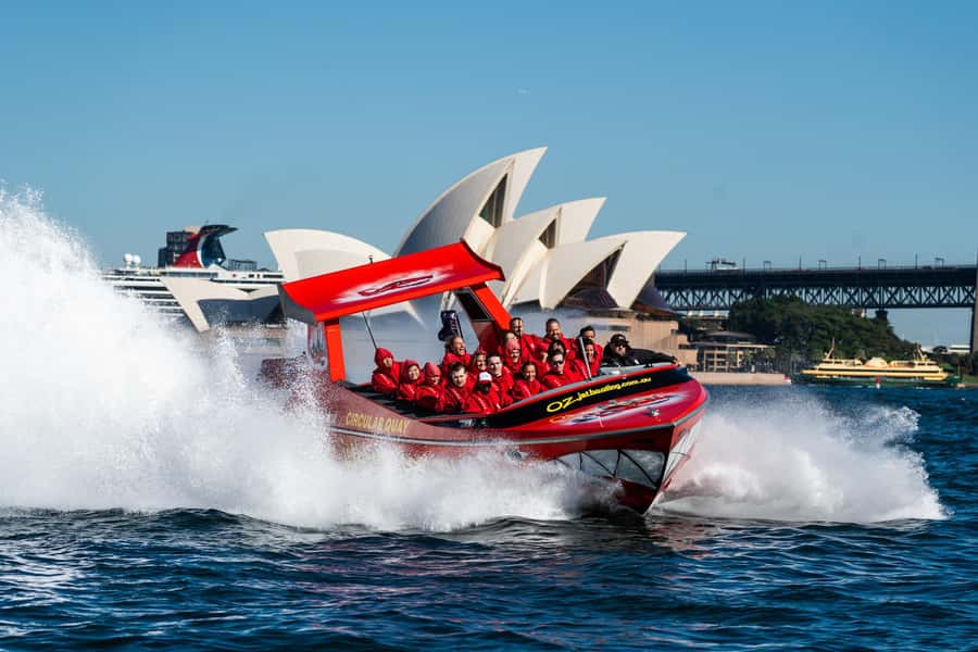 Sydney: Jet Boat Adventure Ride from Circular Quay - The Landmarks You Get From the Water (Opera House, Bridge, More)