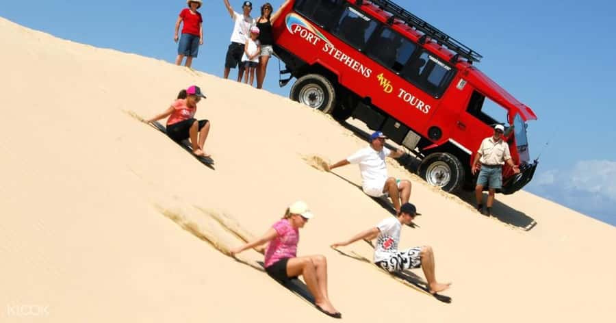 Sydney: Port Stephens Dolphin Cruise & Sandboarding Day Trip - Timing that works, even when the day is full