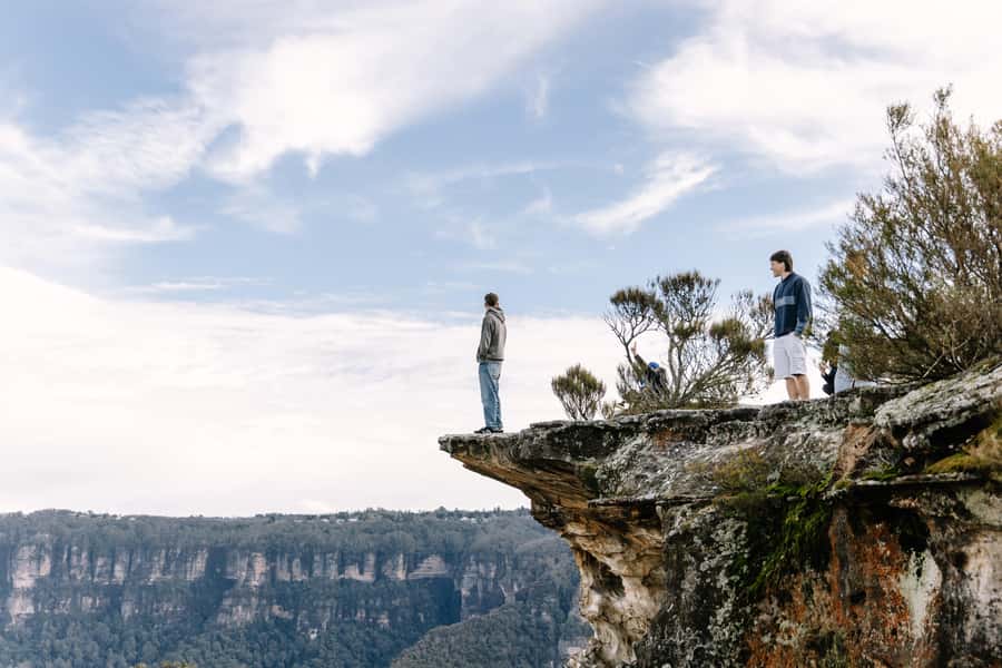 Sydney: Small Group Blue Mountains, Wildlife & Waterfalls - Three Sisters and the iconic rock formations: the big photo moment