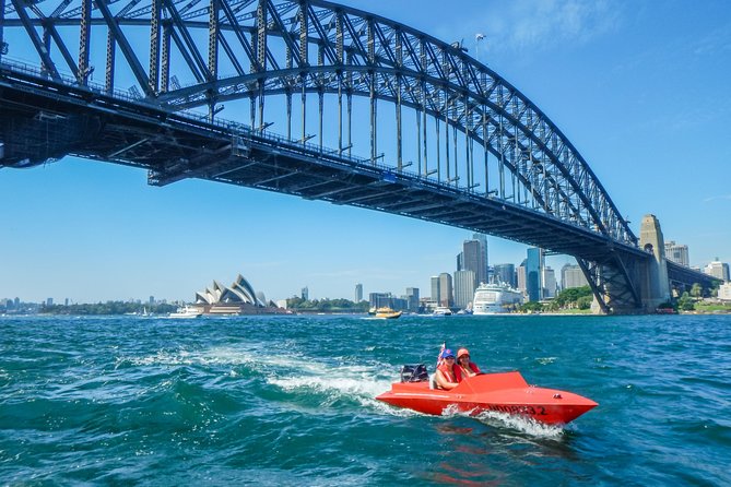 Sydney Speed Boat Adventure Harbour Tour - The short training session that makes you feel in control