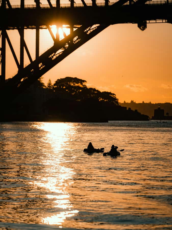 Sydney: Sunset Kayak - Opera & Harbour Bridge Tour (5p. max) - Meeting at Lavender Bay (Quibaree Park): where it starts