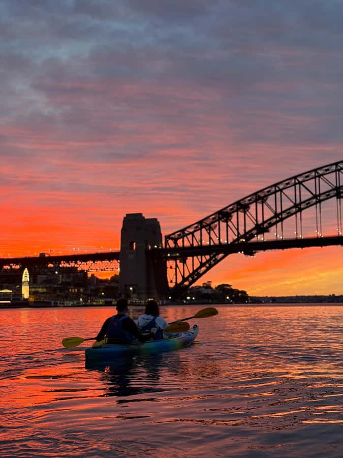 Sydney: Sunset Kayak Tour with Opera House Views - Twilight return: city lights across calm water