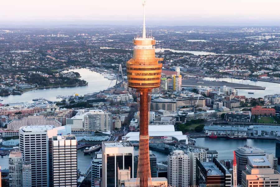 Sydney Tower Eye: Entry with Observation Deck - Touchscreens and binoculars: the high-tech layer that helps you orient