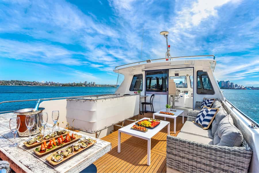 Sydney: Vivid Harbour Cruise with Canapes - Crew vibe: friendly briefing, experienced skipper, and no commentary