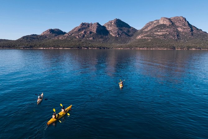 The Freycinet Paddle - Paddling Freycinet National Park, The Hazards views and beach landings