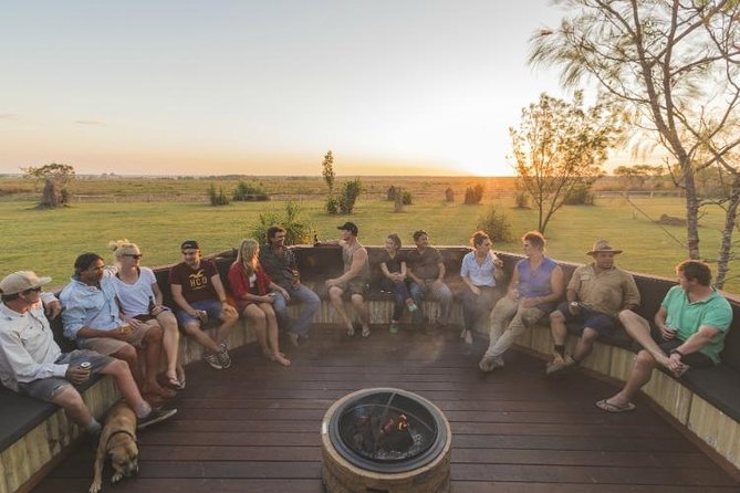 Top End Safari Camp Overnight Tour - Crocodiles, but controlled: cage swim and rescued saltwater crocs