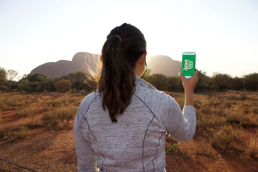 Uluru: Audio Guided Tour - Uluru base walk: listening while you follow the waypoints