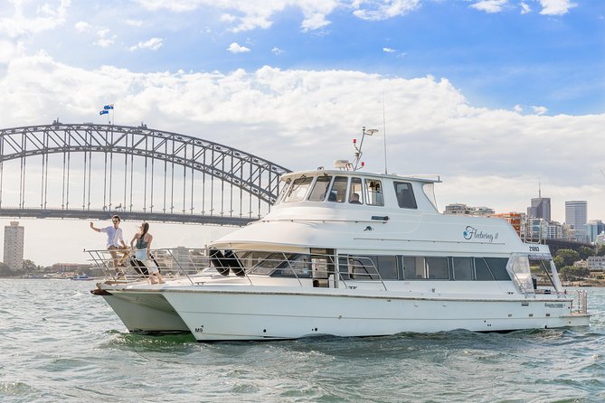 Vivid 90-Minute Sydney Harbour Intimate Catamaran Cruise with Canapes - Heaven Catamaran Setup: where you’ll actually get a great view