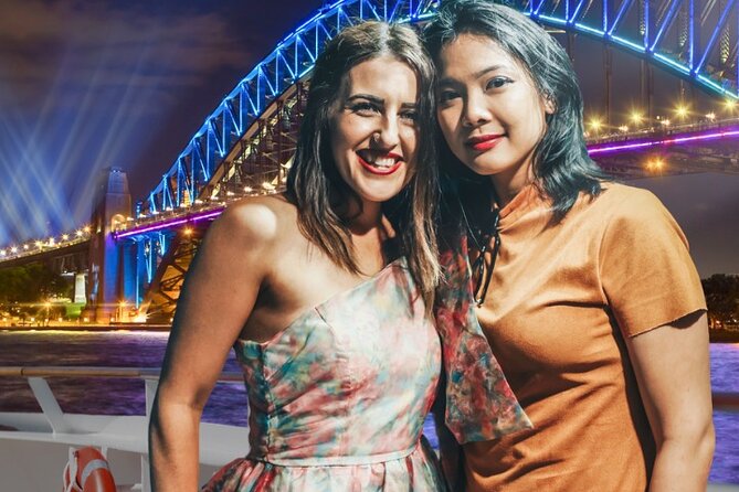Vivid 90-Minute Sydney Harbour Intimate Catamaran Cruise with Canapes - Price and value: what $53.79 buys you in festival season terms