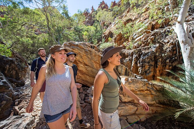West MacDonnell Ranges & Standley Chasm Day Trip from Alice Springs - Ormiston Gorge and the Ochre Pits: color, stone, and meaning