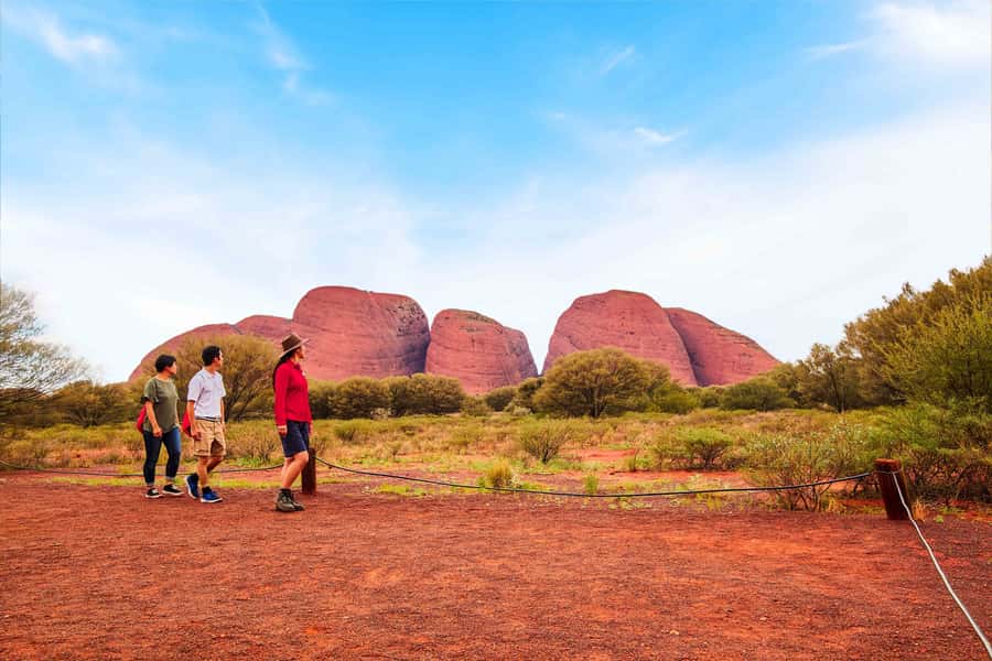 Yulara: Uluru Sunrise and Kata Tjuta Day Trip by Bus - What to pack for cold mornings and rocky paths